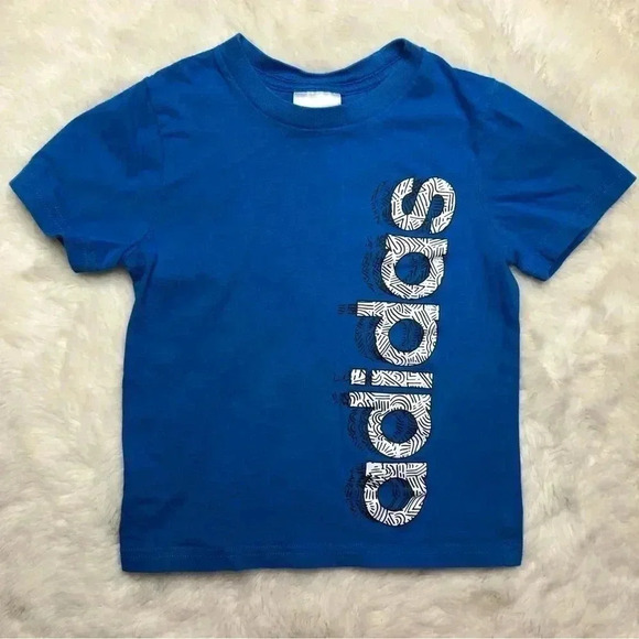 Adidas T-Shirt Blue  Size 3T - Picture 1 of 16
